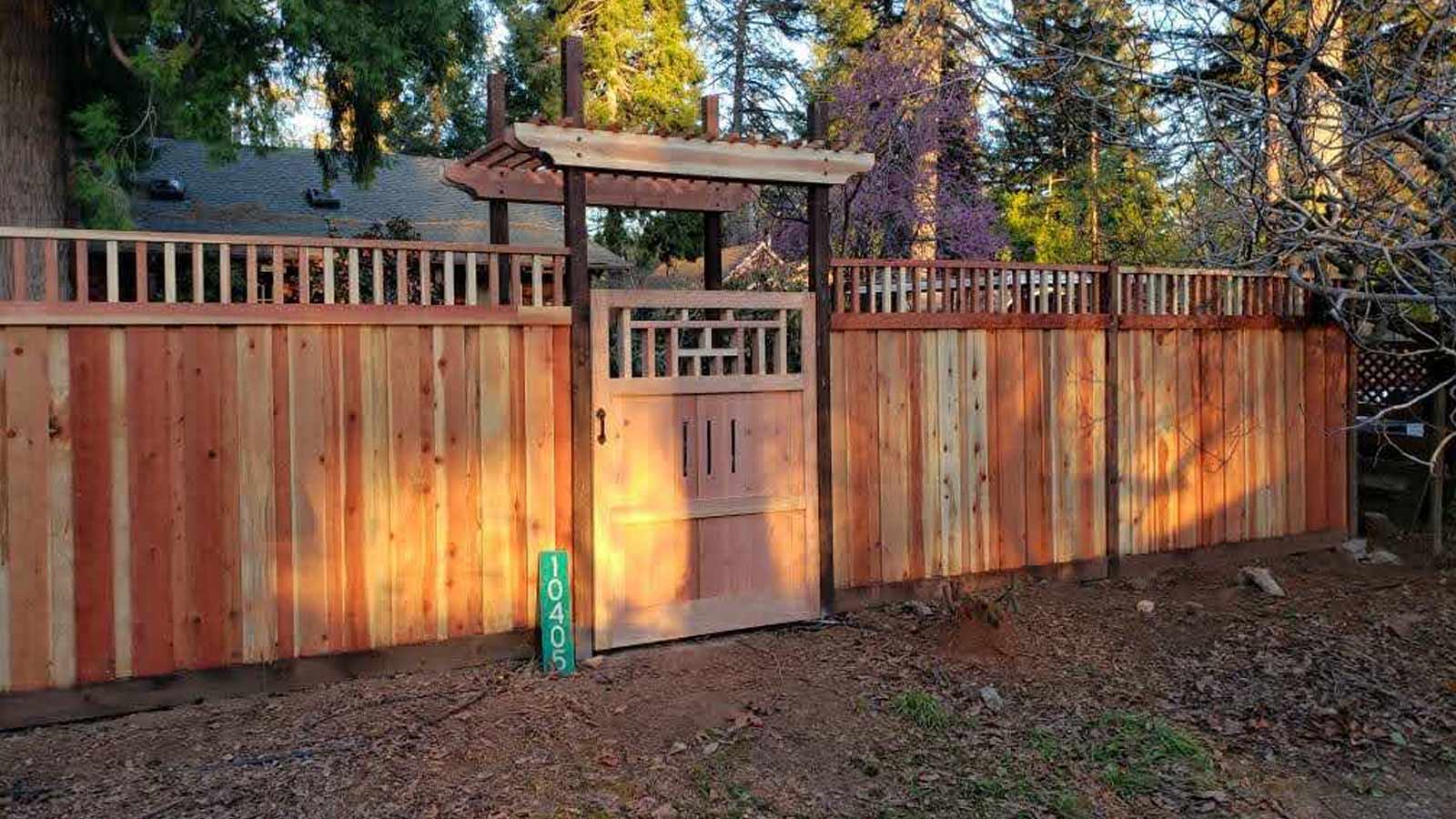 Redwood Fence